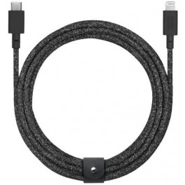   NATIVE UNION Belt Cable XL USB-C to Lightning 3m Cosmos Black (BELT-CL-CS-BK-3-NP)