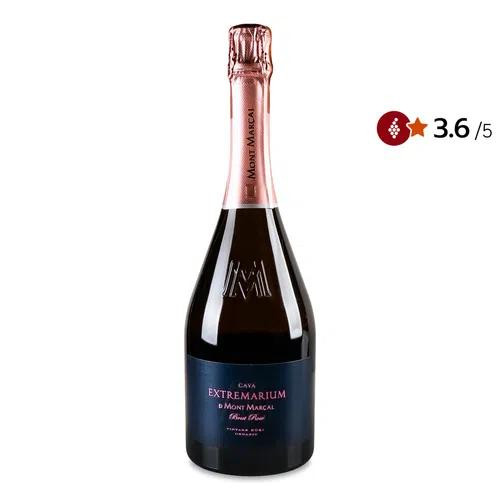 Mont Marcal Вино ігристе  Cava Extremarium Brut Reserva Rose, 0,75 л (8423172019120) - зображення 1