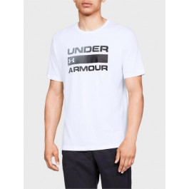   Under Armour Футболка  Ua Team Issue Wordmark Ss-Wht 1329582-100 XL Белая (192007665914)