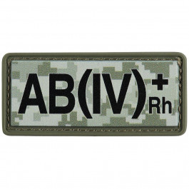   M-Tac Нашивка  група крові AB (IV) Rh+ PVC - MM14 (51366030)