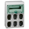 Schneider Electric Kaedra 12 мод., IP65, 6 отв. (13181) - зображення 1