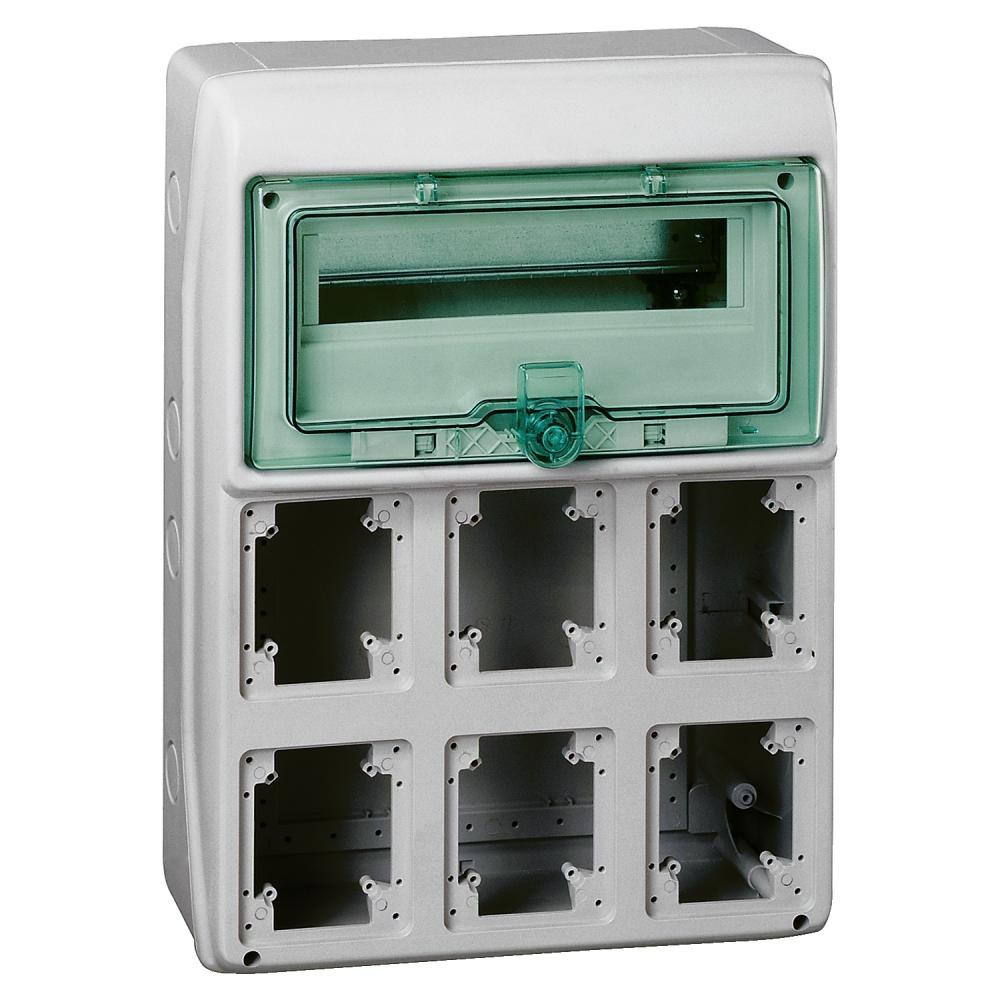 Schneider Electric Kaedra 12 мод., IP65, 6 отв. (13181) - зображення 1