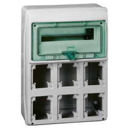   Schneider Electric Kaedra 12 мод., IP65, 6 отв. (13181)