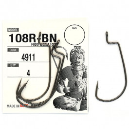   FUDO Hooks Worm 108R BN №01 / 5pcs