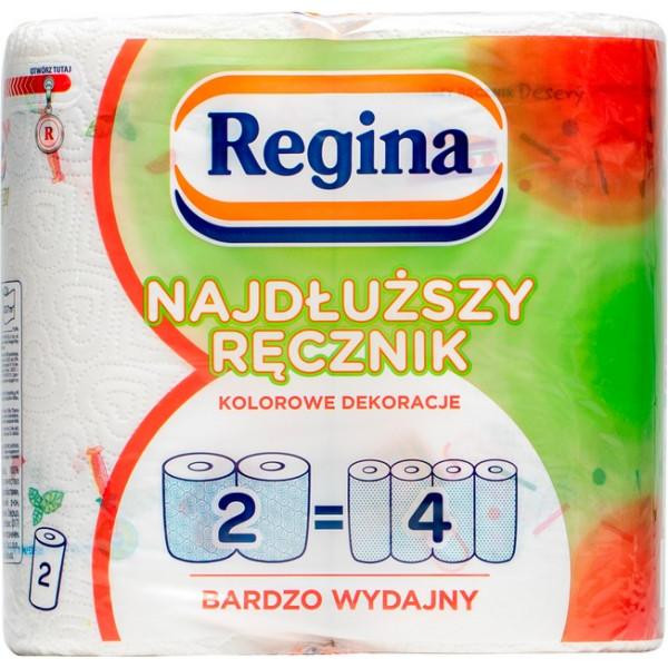 Regina Паперові рушники  з декором 20,7 м двошарова 2 шт. (8004260489935) - зображення 1