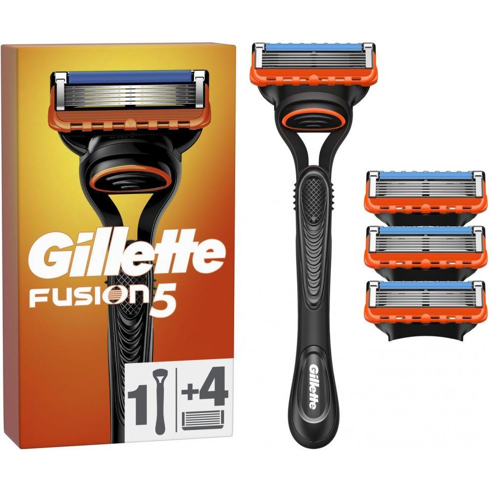 Gillette Бритва  Fusion5 з 4 змінними картриджами (7702018556274/7702018610266) - зображення 1