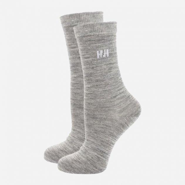 Helly Hansen Набір шкарпеток  Everyday Wool Sock 2Pk 67481-949 котон 39-41 (2 пари) Grey Melange (7040056529738) - зображення 1