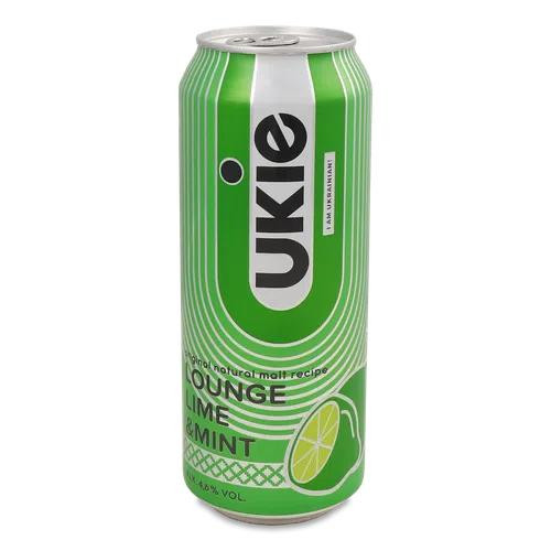 Ukie Пиво  Lounge Lime&Mint світле з/б, 0,5 л (4820046965141) - зображення 1