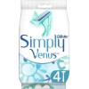 Gillette Бритва без змінних картриджів  Venus Simply 2 4шт - зображення 1