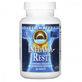   Source Naturals Підтримує здорову запальну реакцію Інфлама Рест  (Inflama-Rest) 60 таблеток