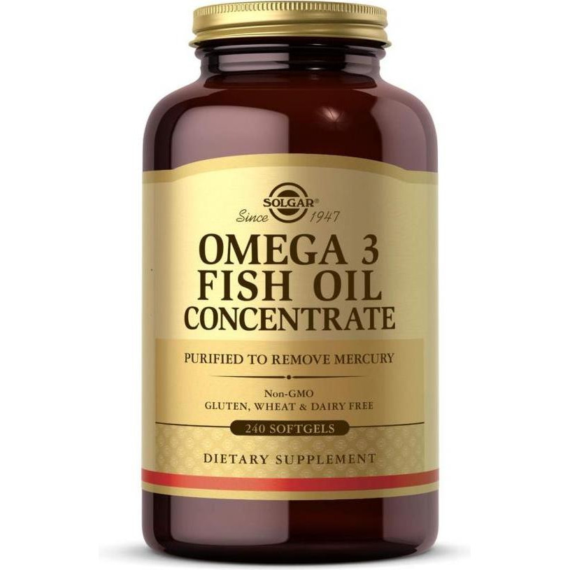 Solgar Omega-3 Fish Oil Concentrate 240 капсул - зображення 1