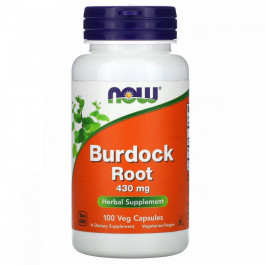   Now Foods Burdock Root 430 mg 100 caps (Корень лопуха)