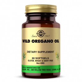   Solgar Wild Oregano Oil 60 caps Масло орегано