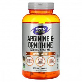   Now L-Arginine & Ornithine 500/250 mg 250 caps