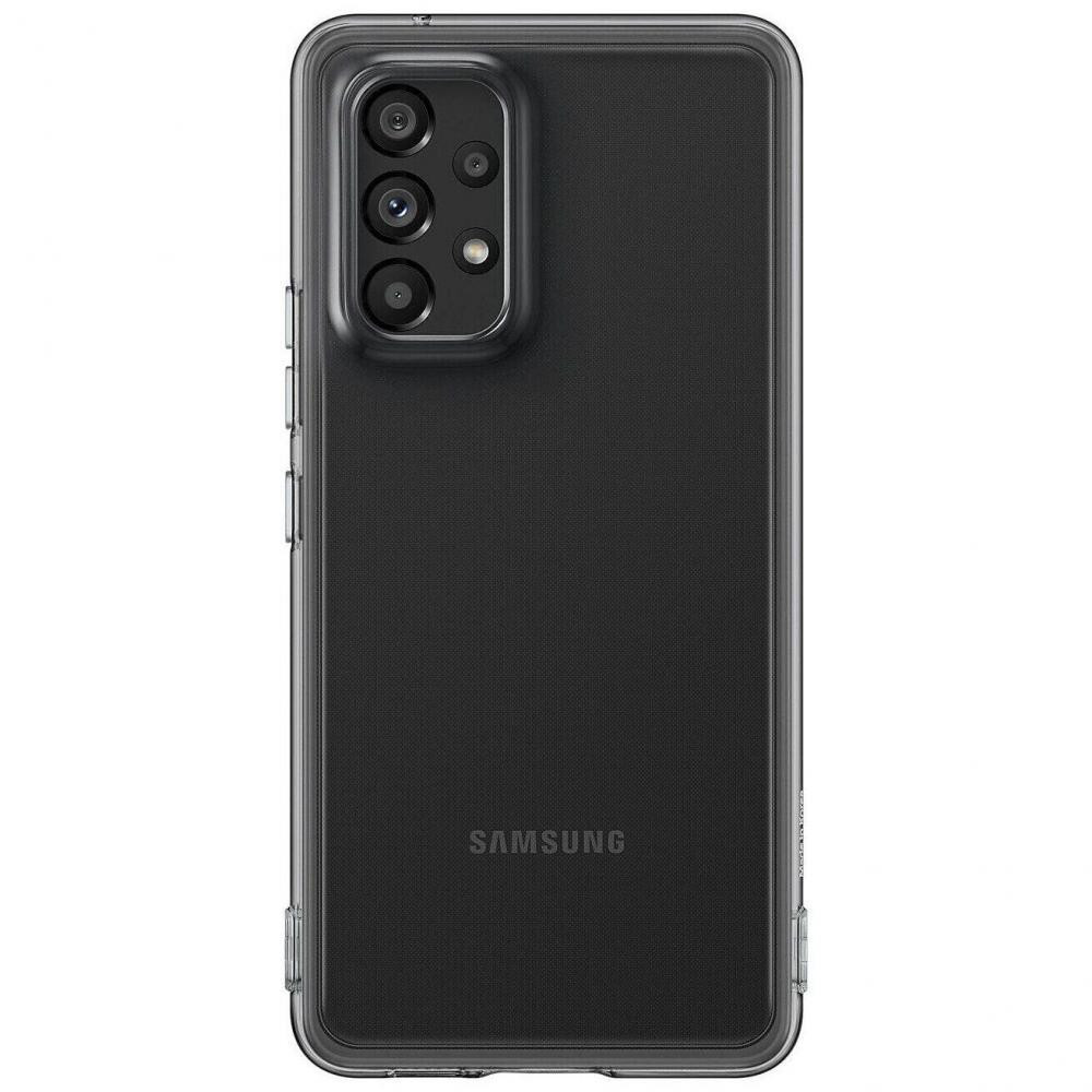 Samsung A536 Galaxy A53 5G Soft Clear Cover Black (EF-QA536TBEG) - зображення 1