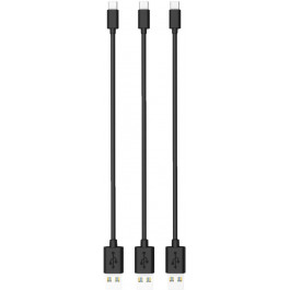   TIMSTOOL USB to Micro USB 0.21m 3pcs Black (DC21-MU-BL)