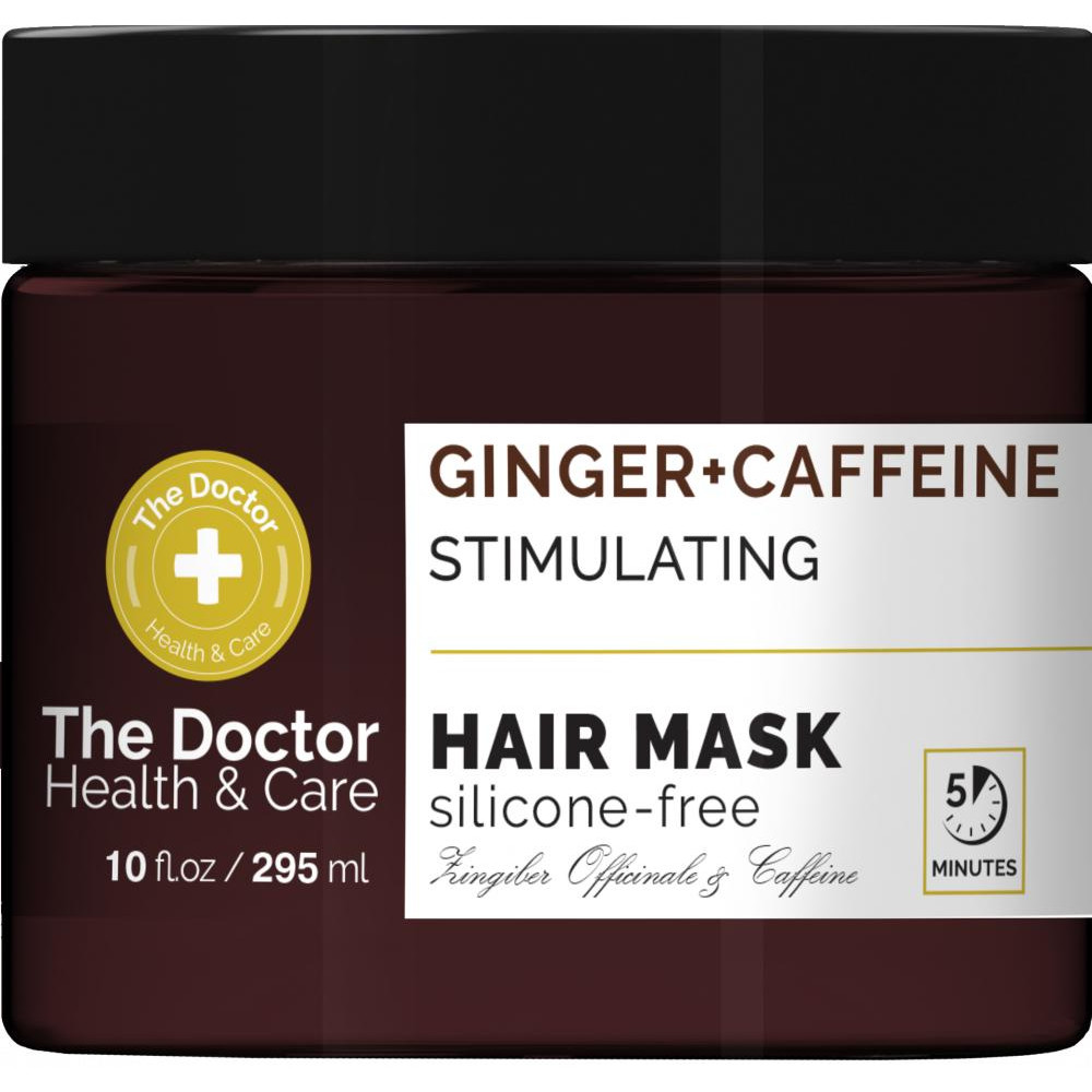 The Doctor Health & Care Маска для волосся  Health & Care Ginger + Caffeine Stimulating Стимулююча 295 мл (8588006042573) - зображення 1