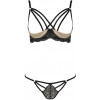 Passion VALERY SET WITH OPEN BRA black L/XL - Passion Exclusive (PS25104) - зображення 5