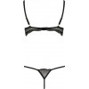 Passion VALERY SET WITH OPEN BRA black L/XL - Passion Exclusive (PS25104) - зображення 6