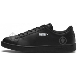   PUMA Жіночі кеди короткі  Smash V2 L Perf 36521301 36 (3.5) 22.5 см Black-Black (4059505054632)