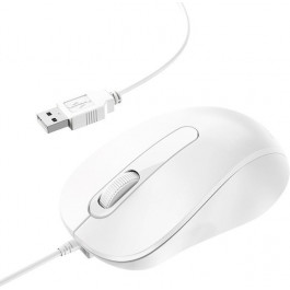   Borofone BG4 Business wired mouse White (BG4W)