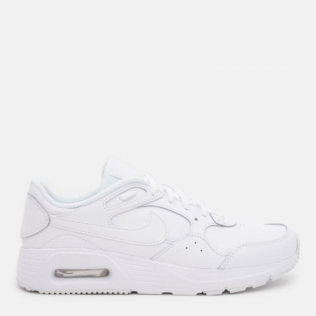 Nike Чоловічі кросівки  Air Max Sc Lea DH9636-101 40 (7US) 25 см White/White-White (195243501367) - зображення 1