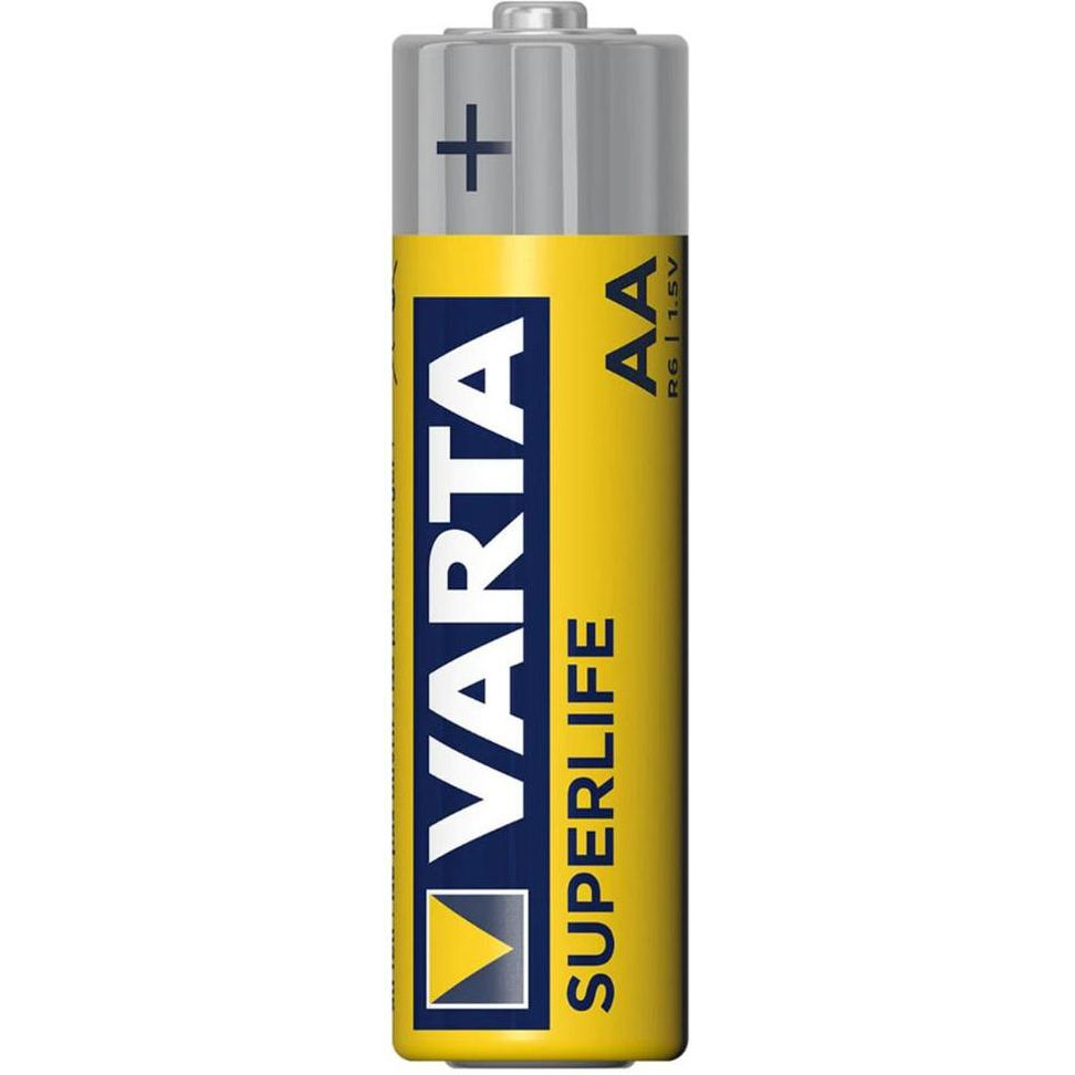 Varta AA bat Carbon-Zinc 4шт SUPERLIFE (02006101414) - зображення 1