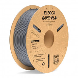   ELEGOO Rapid PLA Plus Filament (пластик) для 3D принтера  1кг, 1.75мм, сріблястий (50.203.0165)