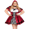 Leg Avenue Gothic Red Riding Hood 1X-2X (SO9126) - зображення 7