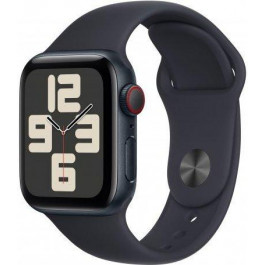   Apple Watch SE 2 GPS + Cellular 40mm Midnight Aluminum Case w. Midnight S. Band - S/M (MNTM3/MRG83/MRG63)