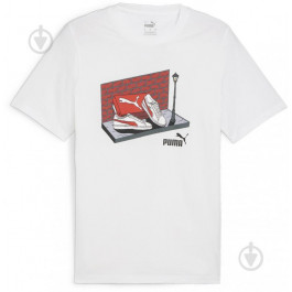   PUMA Футболка graphics sneaker box tee (680175-02) L Білий