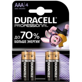   Duracell AA bat Alkaline 4шт Professional 81578681