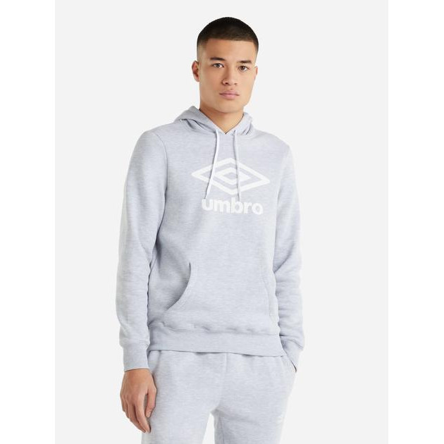 UMBRO Худі утеплене чоловіче  Large Logo Hoodie 66412U-263 S Сіре (5063178020510) - зображення 1