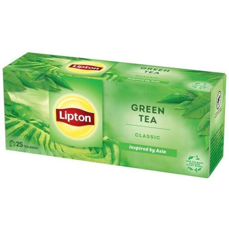 Lipton Чай зелений  Classic, 25 пакетиків (917461) (8720608009787) - зображення 1