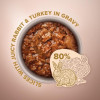 Клуб 4 Лапи Premium Selection Slices Rabbit Turkey in Gravy 80 г (4820215368001) - зображення 5