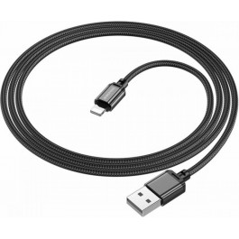   Borofone BX87 Sharp charging data cable for iP Black (BX87LB)