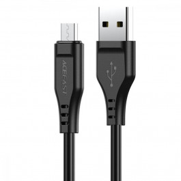   Acefast C3-09 USB-A to Micro-USB 1.2m Black (AFC3-09B)