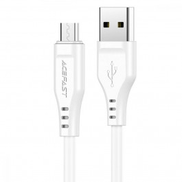   Acefast C3-09 USB-A to Micro-USB 1.2m White (AFC3-09W)