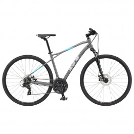   GT Bicycles Transeo Comp 28" 2023 / рама 47см gloss wet cement w/battleship gray&aqua