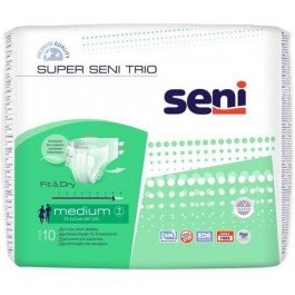   Seni Підгузки Super Trio Medium, 10 шт.