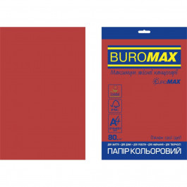   BuroMax Euromax А4, 80г/м2, INTENSIVE, красный, 20л. (BM.2721320E-05)