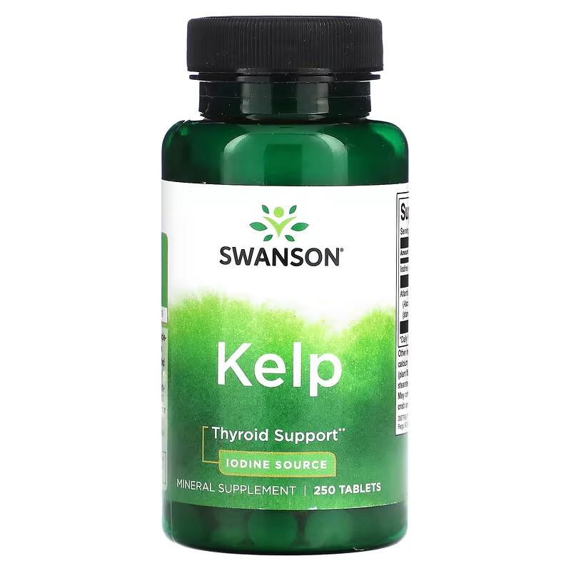 Swanson Йод Kelp  225 мкг 250 табл - зображення 1