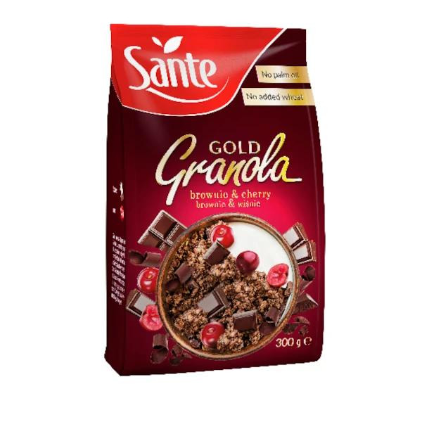 Sante Granola Gold 300g Brownie&Cherry - зображення 1