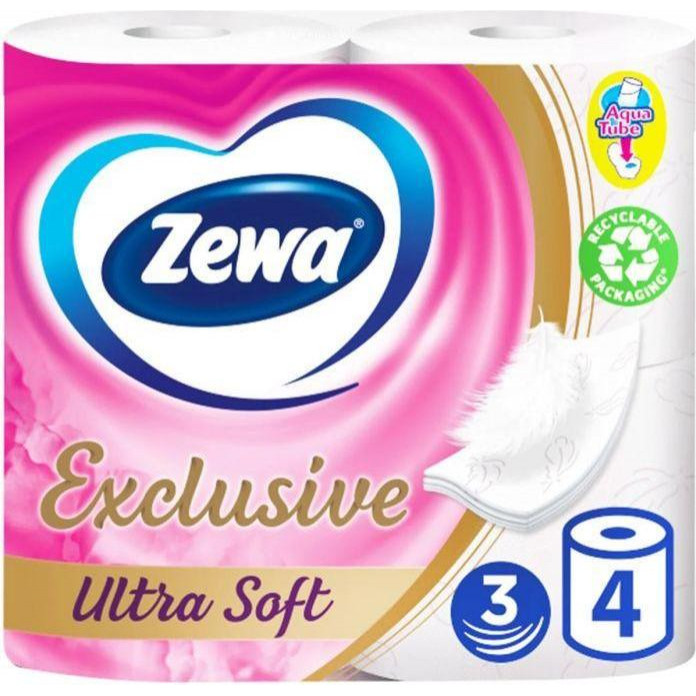 Zewa Туалетная бумага Exclusive ultra soft 4 рулонов 4 слоя (7322541188546) - зображення 1