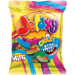   Elvan Жувальний мармелад Jelaxy Liquorice Mini Neon Sugar Mix 80 г (8693029035256)