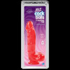 Doc Johnson Фаллоимитатор Jelly Jewels - Cock and Balls with Suction Cup - Red (SO2007) - зображення 2