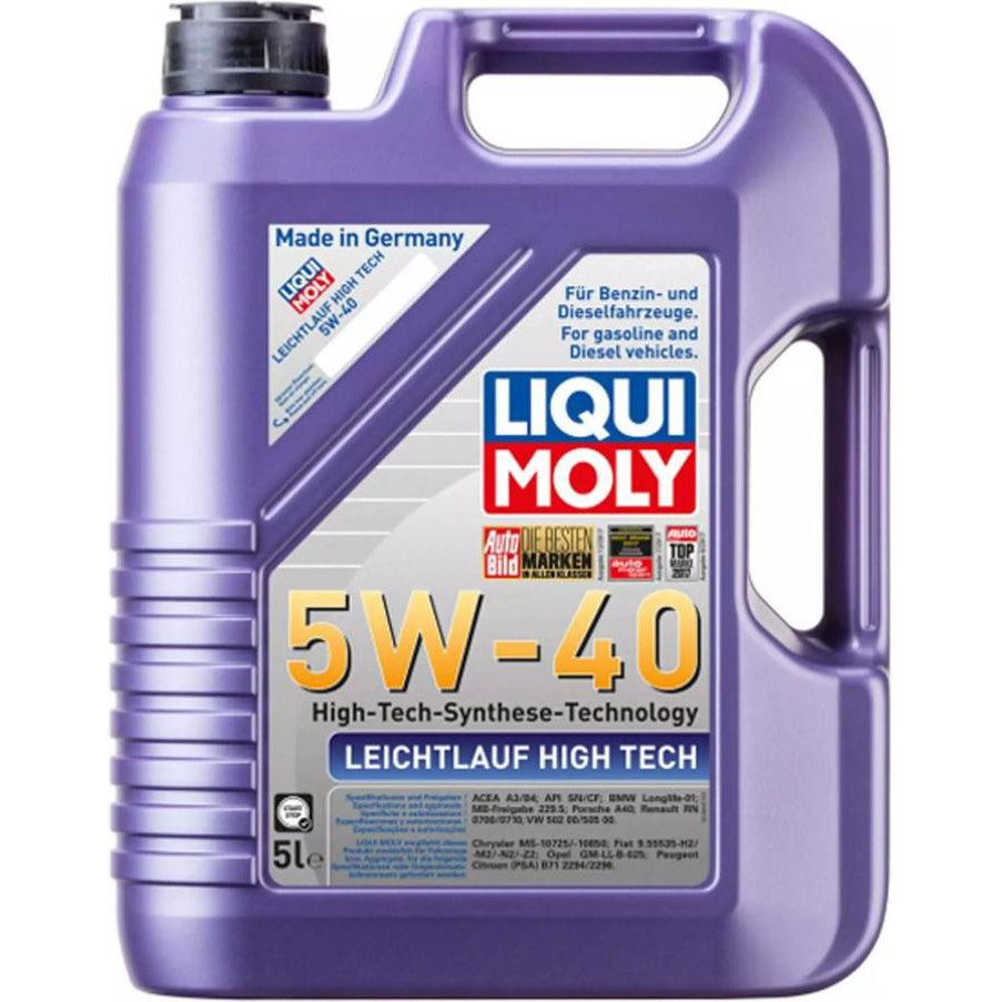 Liqui Moly Leichtlauf High Tech 5W-40 5л - зображення 1