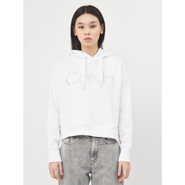 Calvin Klein Худі жіноче  PFST3798 White S (H2500000019418) - зображення 1