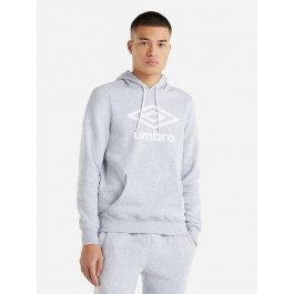   UMBRO Худі утеплене чоловіче  Large Logo Hoodie 66412U-263 S Сіре (5063178020510)