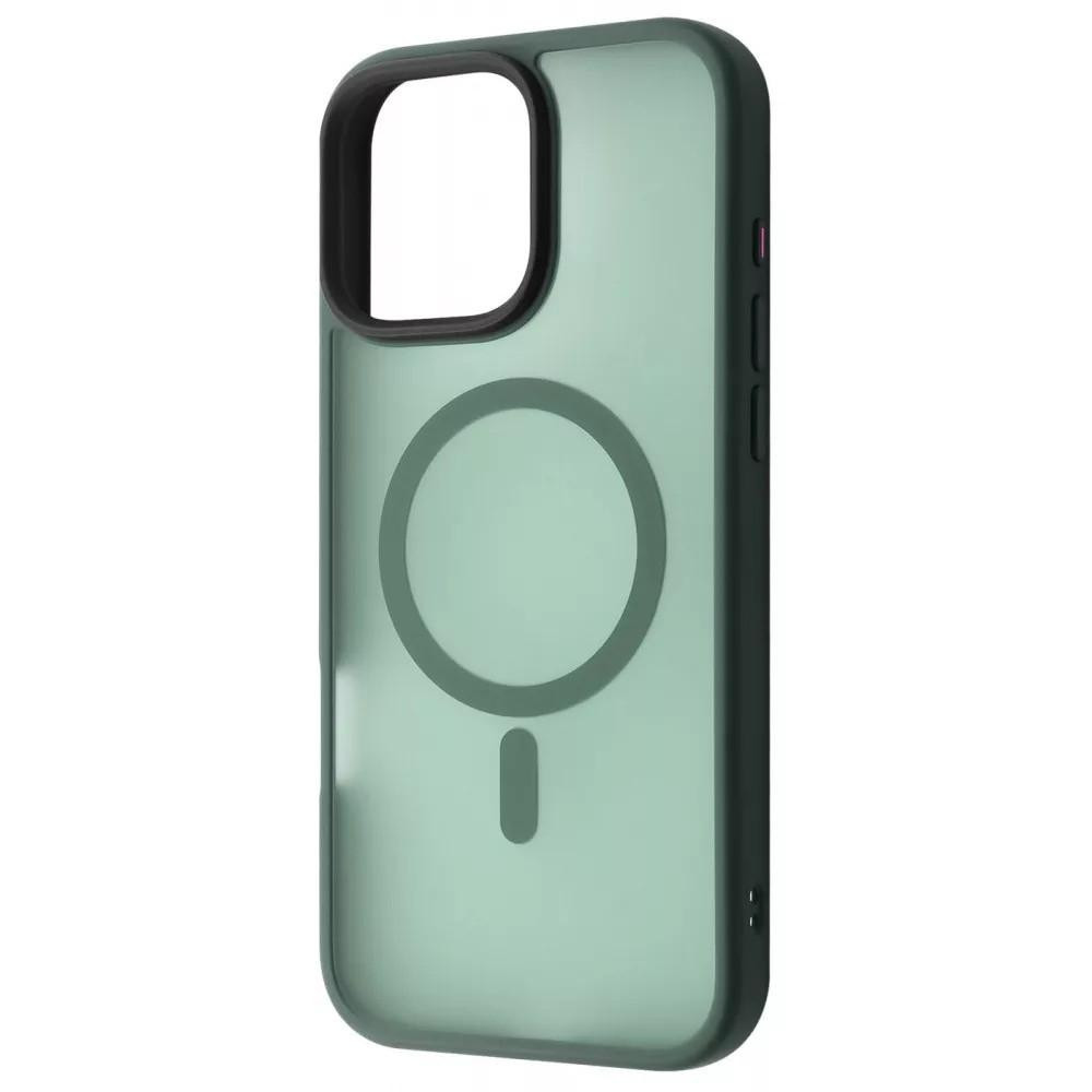 WAVE Matte Insane Case with Magnetic Ring iPhone 16 Pro Green - зображення 1